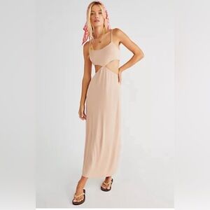 NWT Free People Beach piper earth angel midi dress  - Size XS